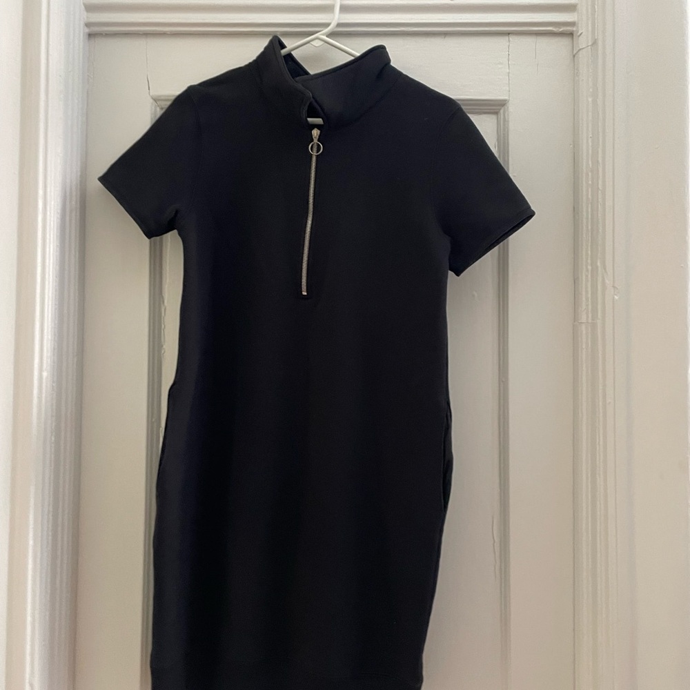 Acne studios black mini dress